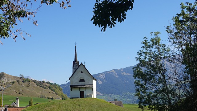 Kapel, Bjerge, Landskab, Kirke, Religion