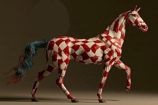 Free Horse Harlequin illustration and picture
