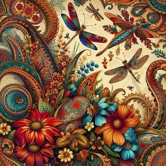 Free Paisley Pattern illustration and picture