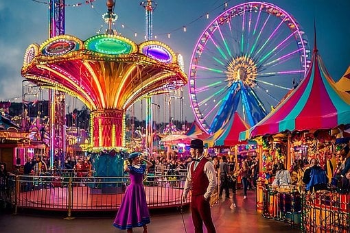Free Amusement Park Ferris Wheel photo and picture