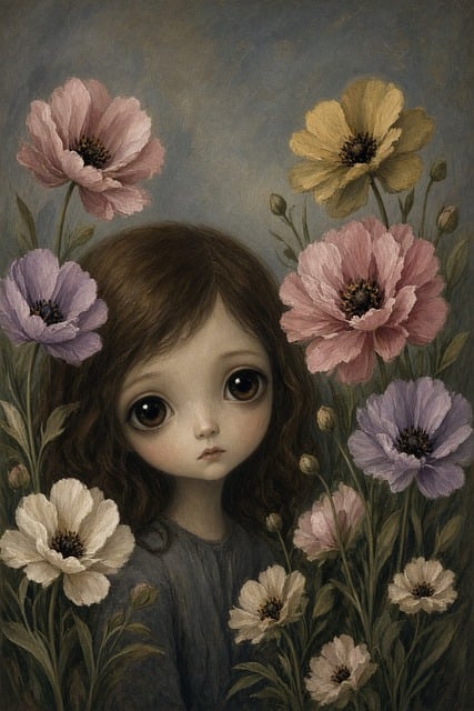 Free Sweet Big Eyes illustration and picture