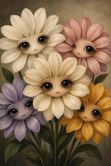 Free Flowers Painting illustration and picture