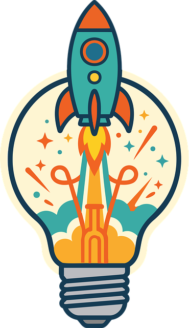 Free Rocket Lightbulb vector and picture