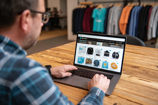 Free Online Shopping Laptop photo and picture