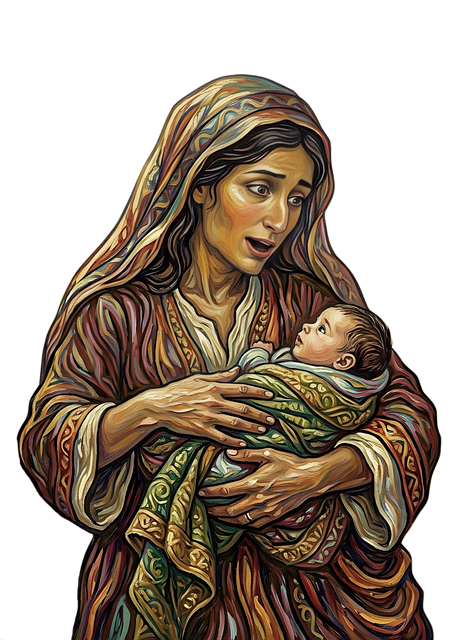 Free Woman Baby illustration and picture
