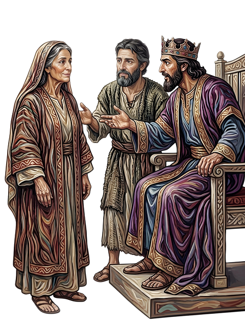 Vrouw, Koning, Bijbel, Priester, Kroon