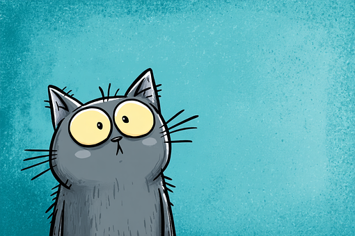 Free Cat Cartoon illustration and picture