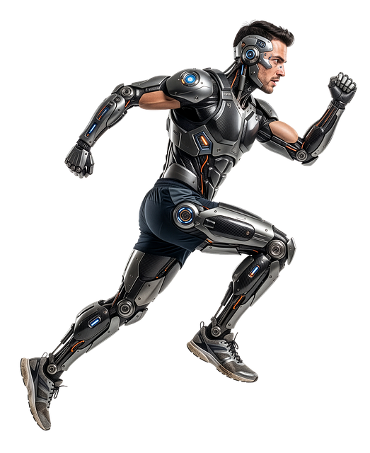 Free android robot sci-fi illustration