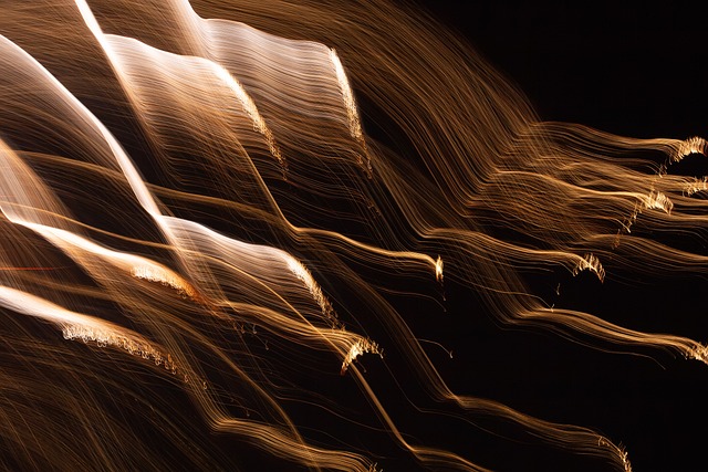 Free Fireworks Gold photo and picture