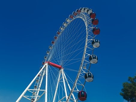 Free Ferris Wheel Blue Sky photo and picture