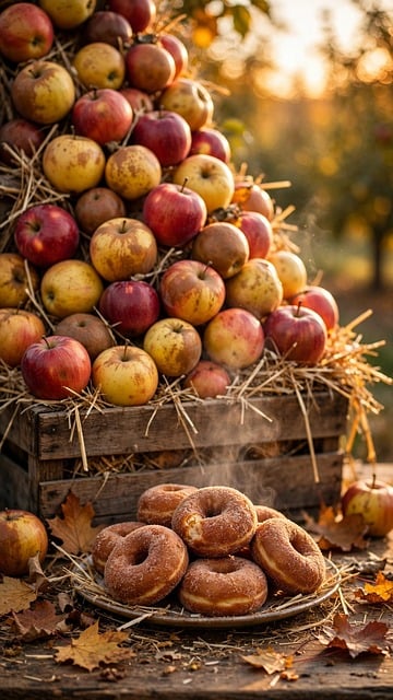 Free Autumn Apples illustration and picture