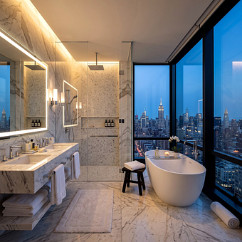 Free Luxury City View illustration and picture