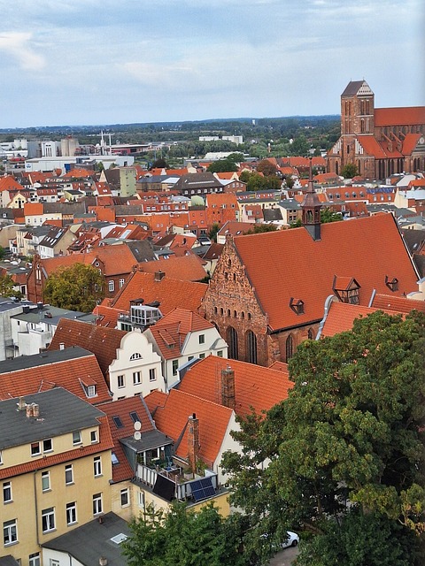 Stadt, Wismar, Historisch, Architektur