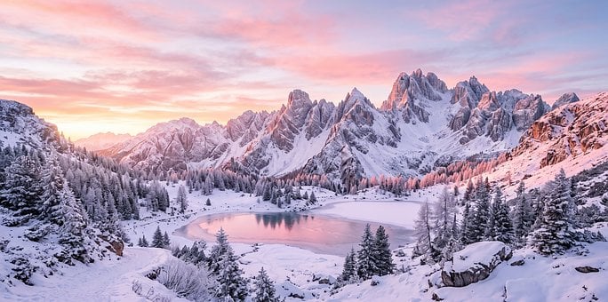 Free Mountain Winter photo and picture