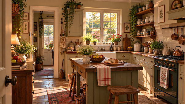 Cocina, Rústico, Interior, Diseño