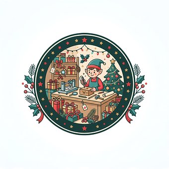 Free Christmas Gift illustration and picture