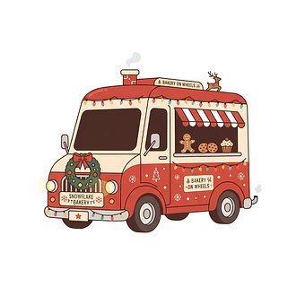 Free Christmas Bakery illustration and picture