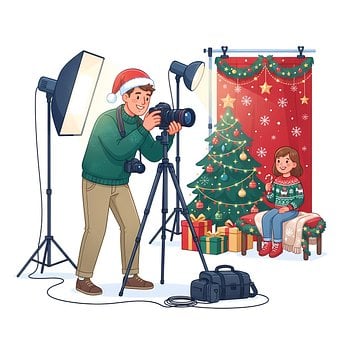 Vianoce, Fotograf, Štúdio