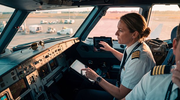 Free Pilot Cockpit illustration and picture