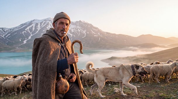 Free Shepherd Mountains illustration and picture