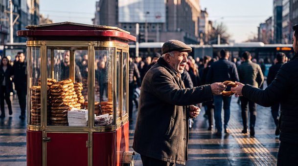 Free Street Vendor photo and picture