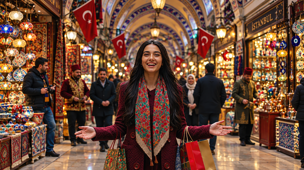 Free Grand Bazaar Istanbul illustration and picture