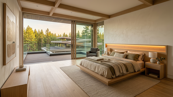 Free Luxury Bedroom Modern Villa photo and picture