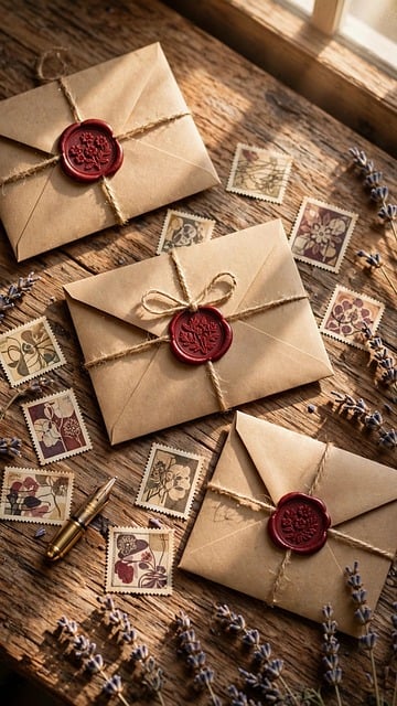 Free Vintage Stationery illustration and picture