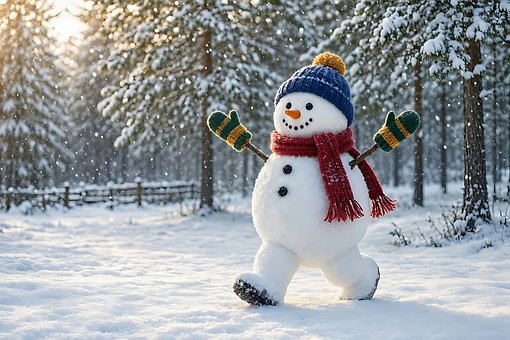 Free Snowman Winter Season illustration and picture