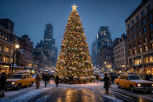 Free Christmas Tree New York photo and picture