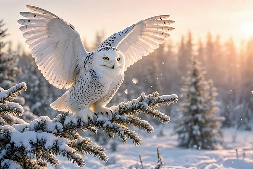 Free Owl Snowy photo and picture