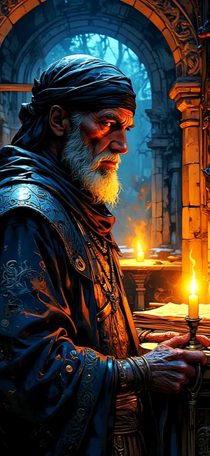 Free Fantasy Old Man illustration and picture