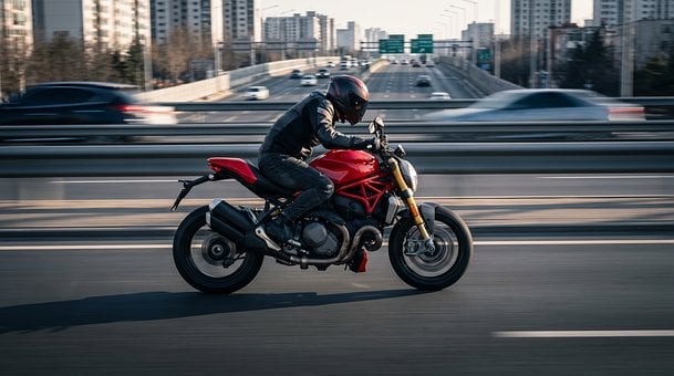 Motorcykel, Motorcyklist, Hastighed