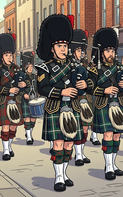 Free Scottish March illustration and picture