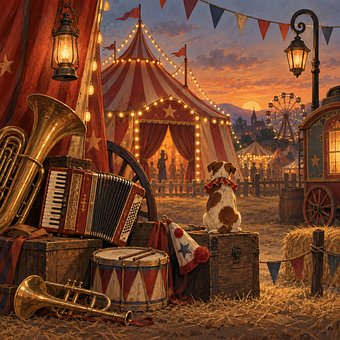 Circo, Carnaval, Feira, Tenda De Circo