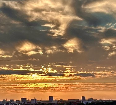 Céu, Pôr Do Sol, Nublado, Atmosfera