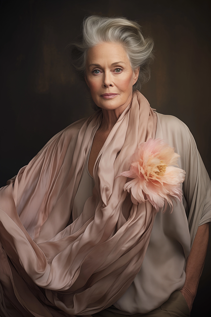 Free Portrait Older Woman illustration and picture
