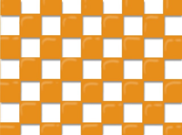 Free pattern orange grid illustration