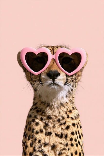 Cheeta, Zonnebril, Roze, Gestreept