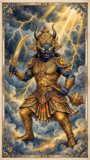 Ravana, Ravan, Demonio De Diez Cabezas