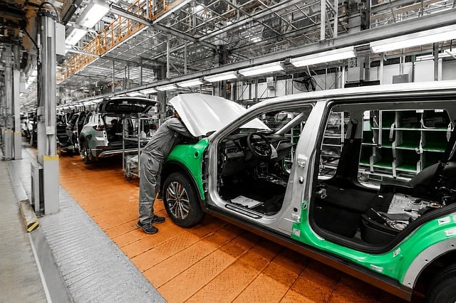 Produktion, Fertigungsstraße, Auto