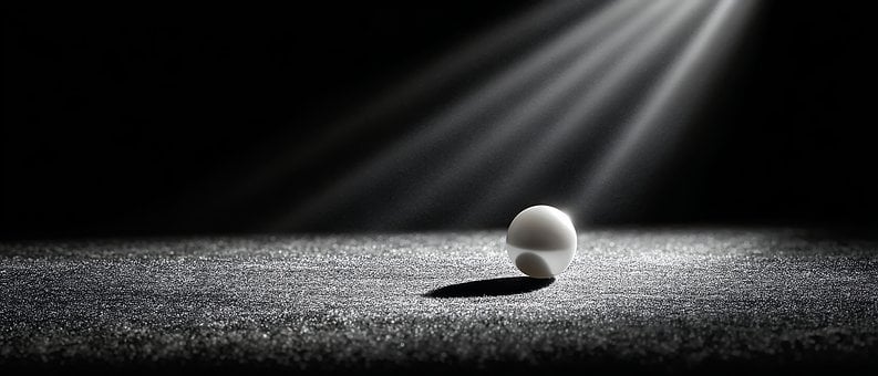 Esfera, Foco, Sombra, Iluminado