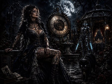 Fantasía, Cuento De Hadas, Gótico, Noche