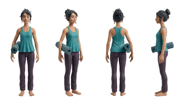 Personagem, Claymation, Yoga