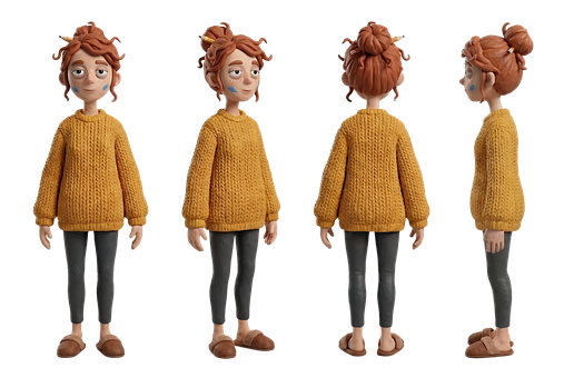 Arcilla, Diseño De Personajes