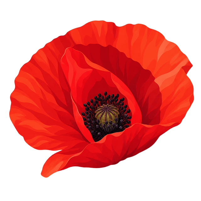 Free red poppy flower corn poppy vector