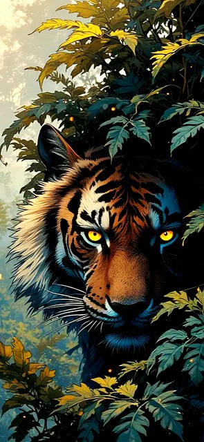 Free Tiger Artwork illustration and picture