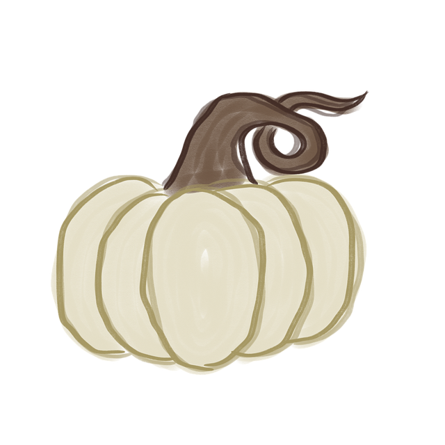Free pumpkin sketch autumn illustration