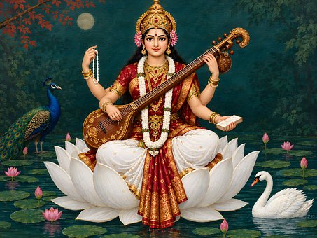 Sarasvati, Deusa, Religião Indiana