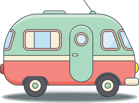 Campingvogn, Retro, Vintage, Bobil